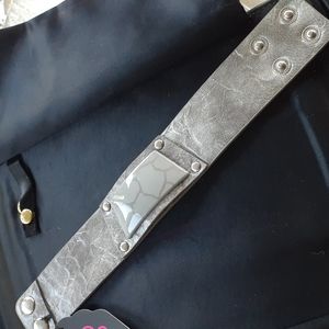 Geo Glamper Silver Urban Bracelet